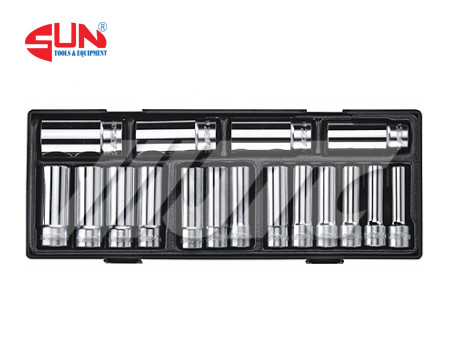 Bộ Tuýp Lục Giác Dài Và Đầu Nối 1/2 inch 17 Chi Tiết JTC K4171