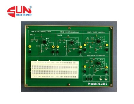 Mô Hình Mạch Lọc Tương Tự Dùng Trong Xử Lý Tín Hiệu Y Sinh YS 3882