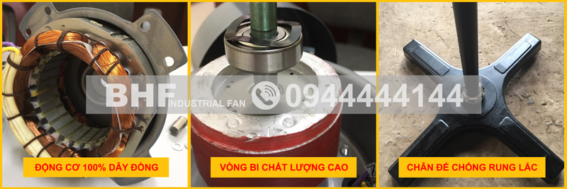 Quạt công nghiệp đứng Soffnet FS-75 motor 100% dây đồng