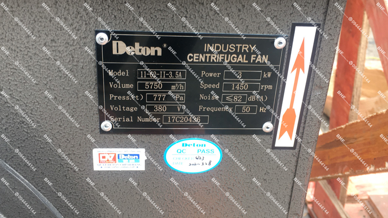 Quạt Hút Khói Bếp Deton 11-62-II-3.5A