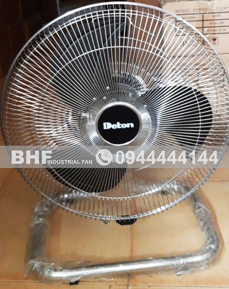 Quạt sàn công nghiệp Deton FE-45T lồng trắng