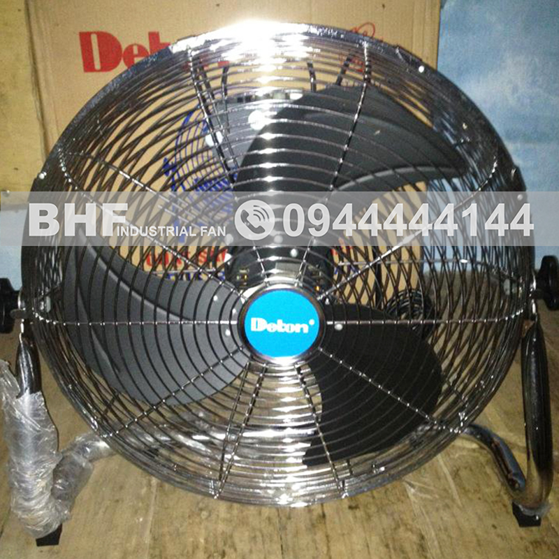Quạt sàn công nghiệp Deton FE-50 lồng đen)