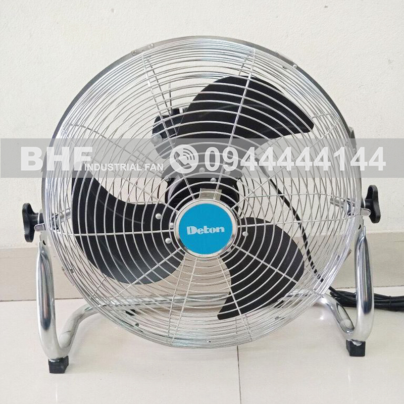 Quạt sàn công nghiệp Deton FE-50 lồng trắng