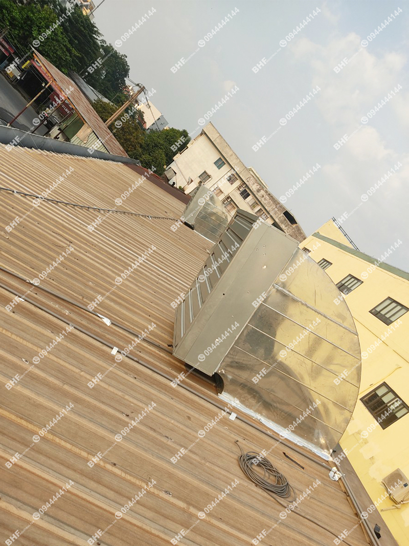 Nhận khảo sát, thi công và lắp đặt quạt thông gió mái nhà xưởng