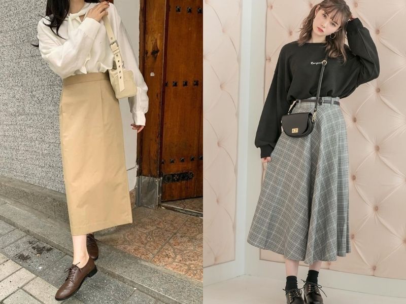 mix đồ với giay oxford nu 1