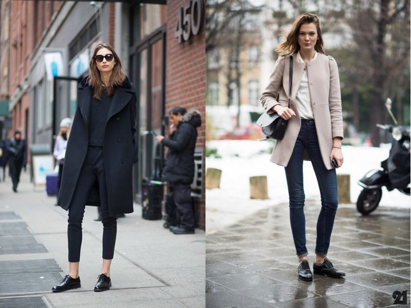 mix đồ với giay oxford nu 3