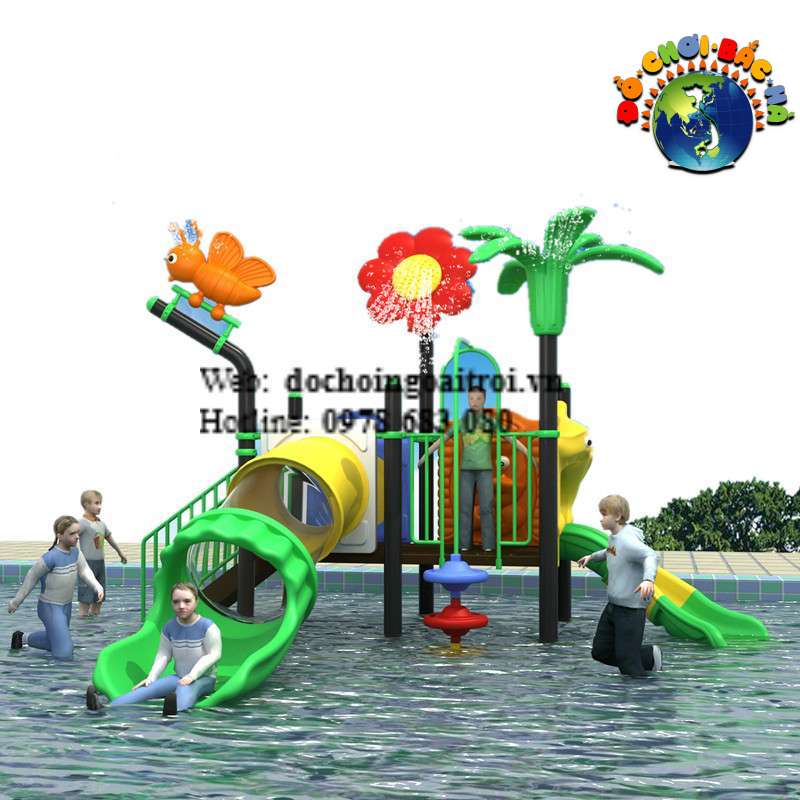 cầu trượt cho bể bơi