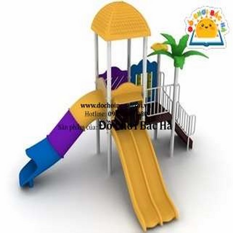 Nhà chơi liên hoàn 2 khối