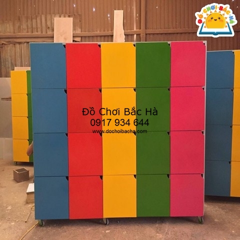 Tủ tư trang mầm non 20 ô - B317