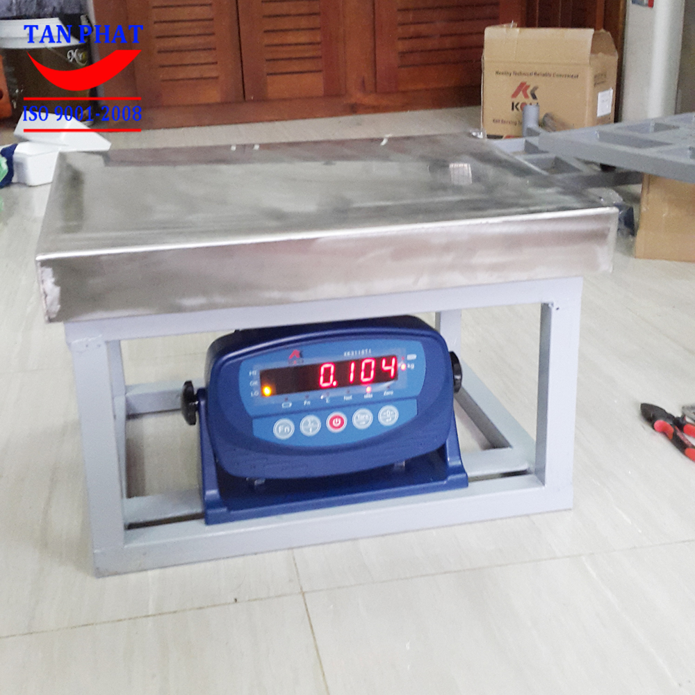 Cân bàn dạng hộp vuông sử dụng đầu cân Xk3118T1
