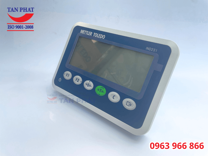 Màn hình LCD hiển thị rõ nét kết quả cân