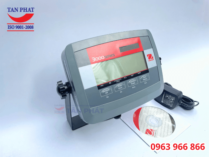 Đầu cân được cung cấp với đầy đủ phụ kiện đi kèm