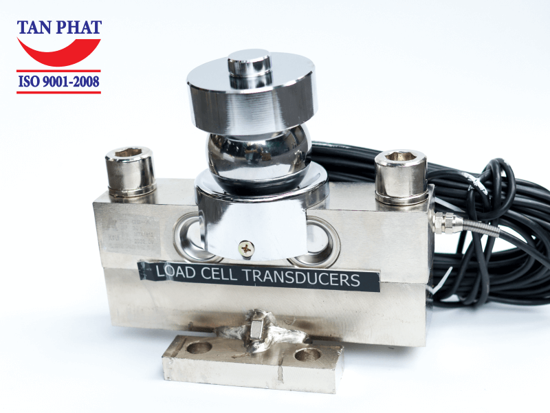 Loadcell QSA 20 tấn có thiết kế dạng cầu bi, vỏ hợp kim thép chống gỉ