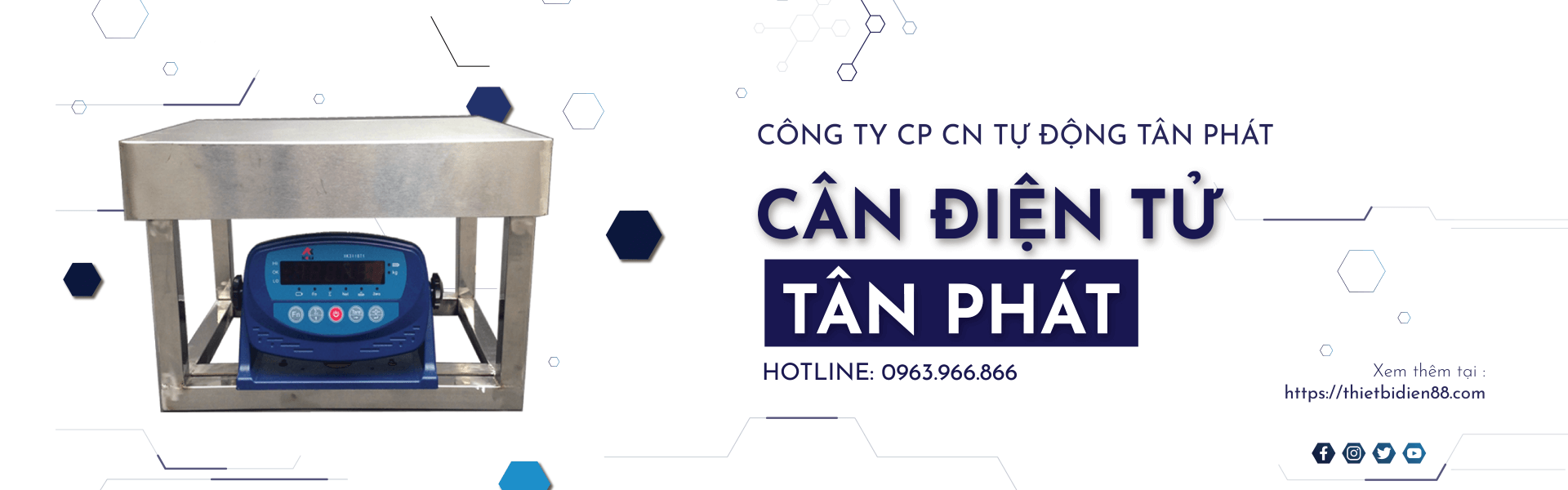 THIẾT BỊ CÂN ĐIỆN TỬ TÂN PHÁT