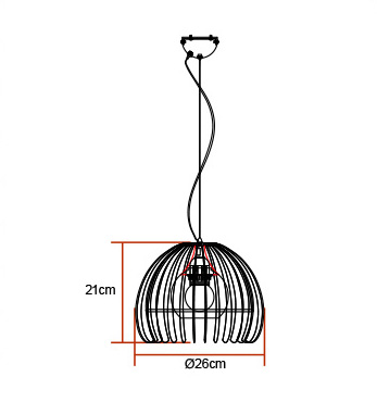 Đèn uốn sắt nghệ thuật Birdcage 00