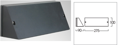 DDehf Led gắn tường ngoài nhà  L&E