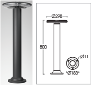Đèn Led sân vườn L&E BLL 122 9W