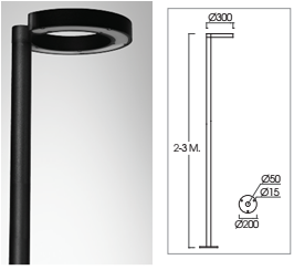 Đèn Led sann vườn L&E PTL 100 10W