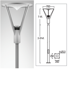 Đèn Led chiếu sáng sân vườn L&E