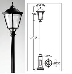 Đèn Led sân vườn cảnh quan L&E PTP 110B