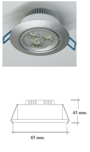 Đèn Led âm trần L&E