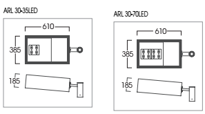 Đèn Led ARL30 35W/70W