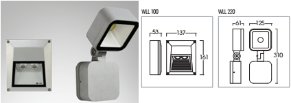 Đèn Led gắn tường gắn vách L&E