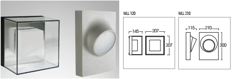 Đèn Led gắn tường ngoài nhà L&E