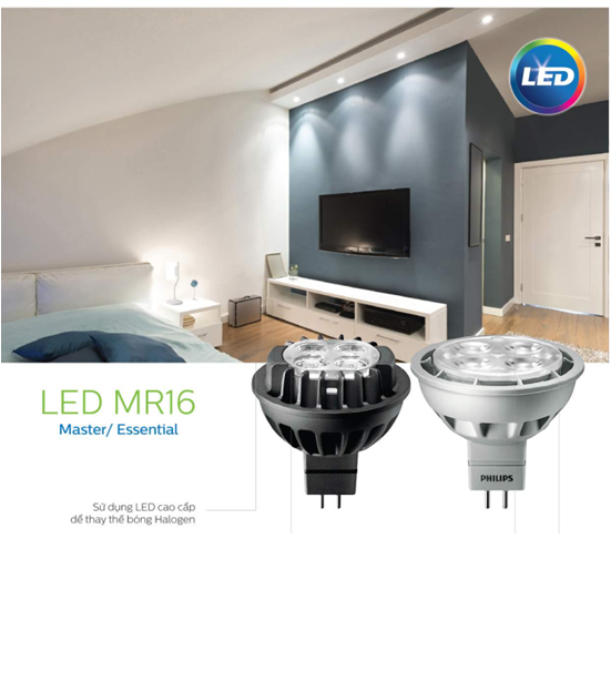 MASTER LED 4-35W 2700K MR16 24D/ MASTER LED 5.5-50W 2700K MR16 24D