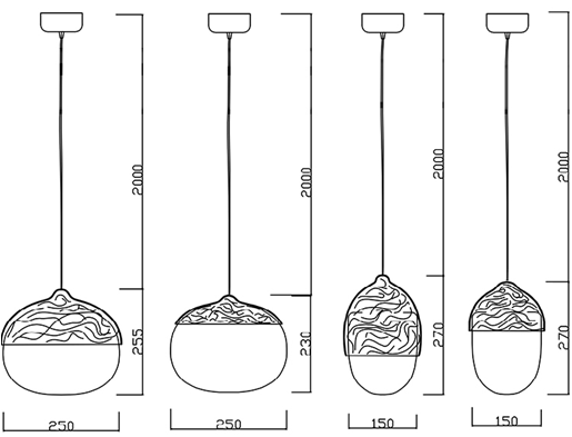 Đèn trang trí treo thả