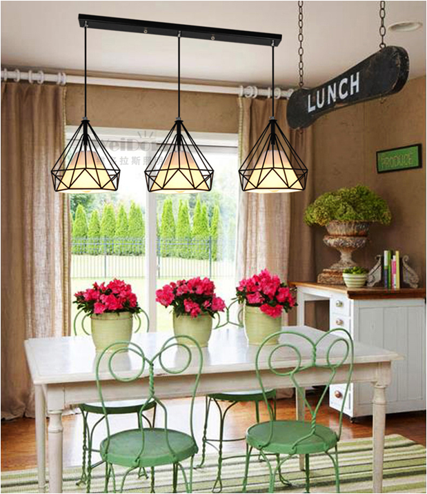 Đèn Led uonns sắt nghệ thuật DIAMOND002