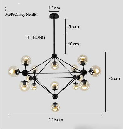 Đèn treo thả Ondoy Nordic