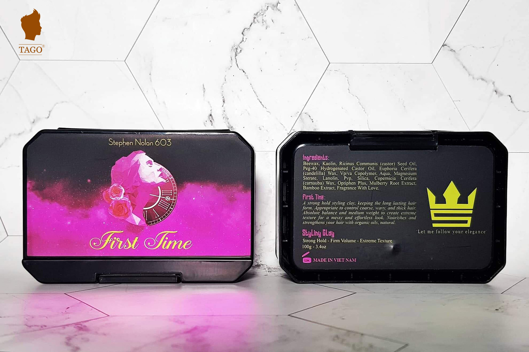 Thiết kế của Sáp vuốt tóc First Time hoàn toàn cuốn hút