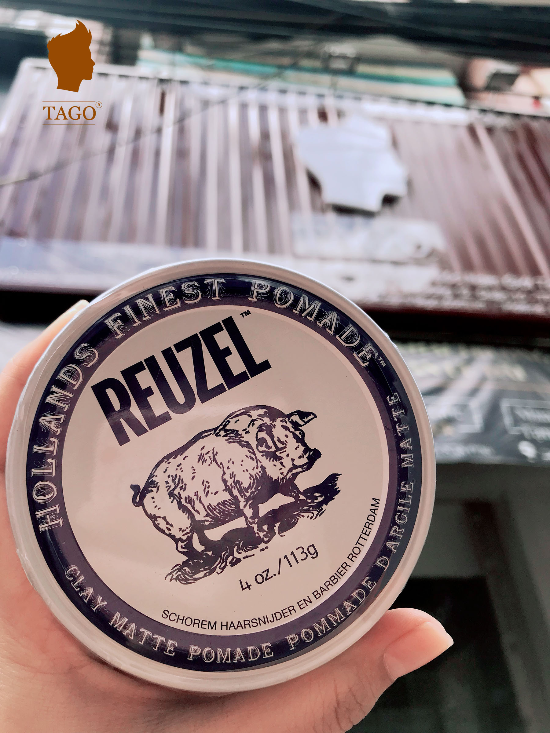 Mua sáp Reuzel Clay Matte Pomade (trắng) tại Tago để đảm bảo chất lượng nhé