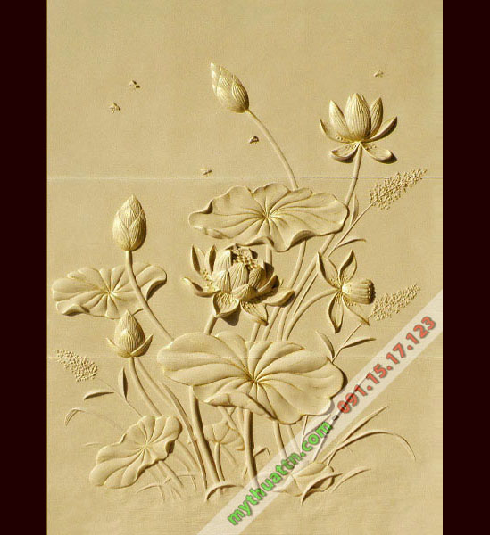 tranh phù điêu trang trí ở tại tp Hà Nội