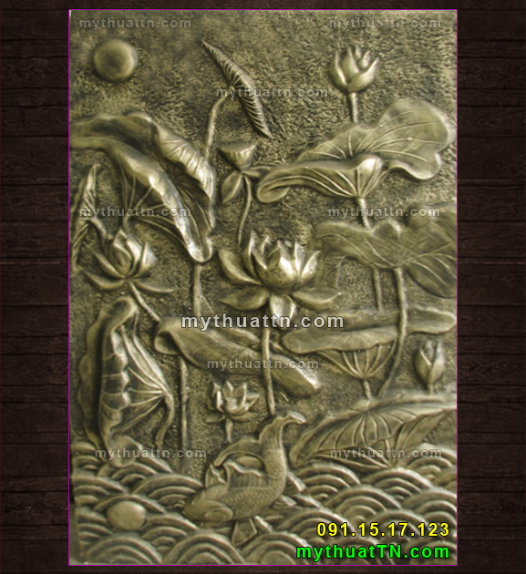 tranh phù điêu composite trang trí tại HN