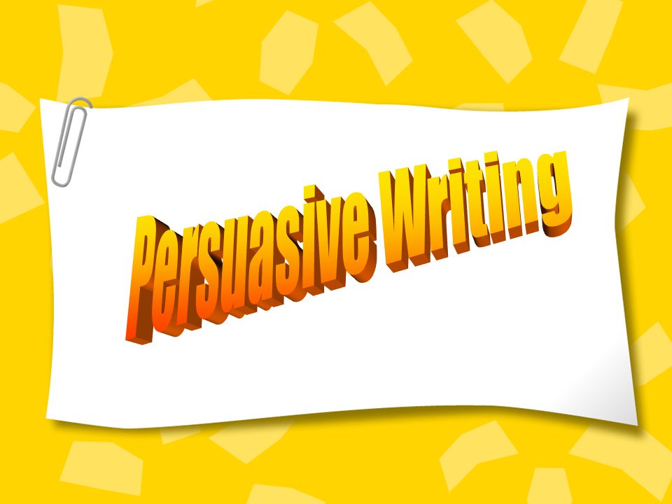 persuasive papers