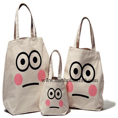 Canvas Cartoon Tote Bags