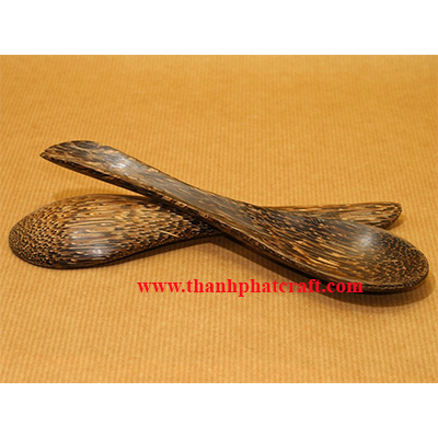 Coconut shell spoon