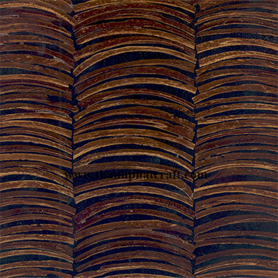 Coconut shell wall covering