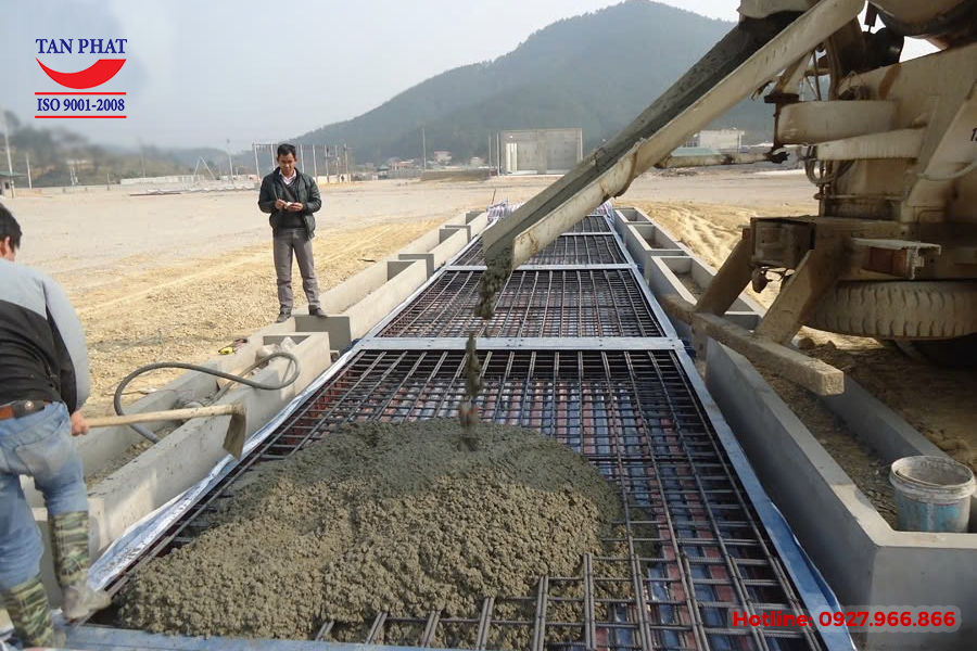 bàn cân bê tông kết cấu U đúc