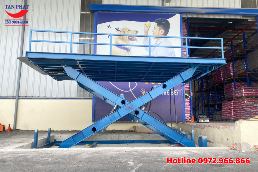 Lắp đặt bàn nâng hạ thủy lực 6 tấn tại KCN ở Châu Sơn, Ninh Bình