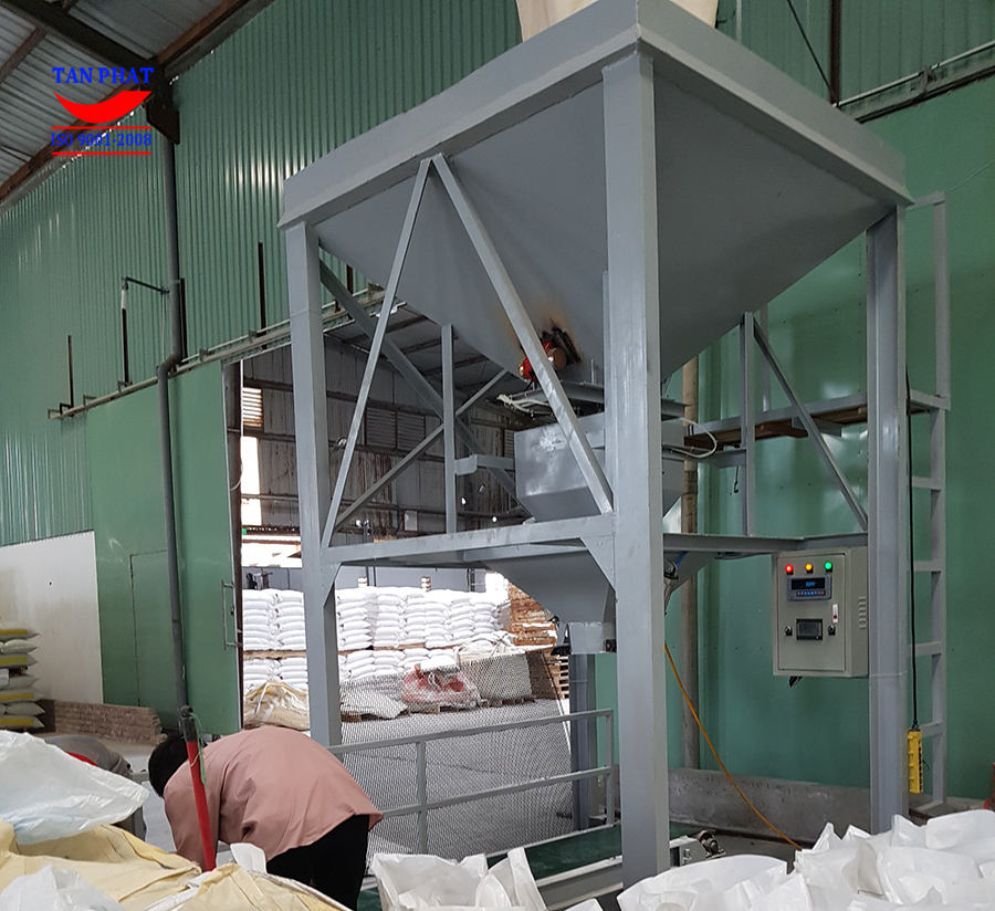 cân đóng bao 1 phễu cân