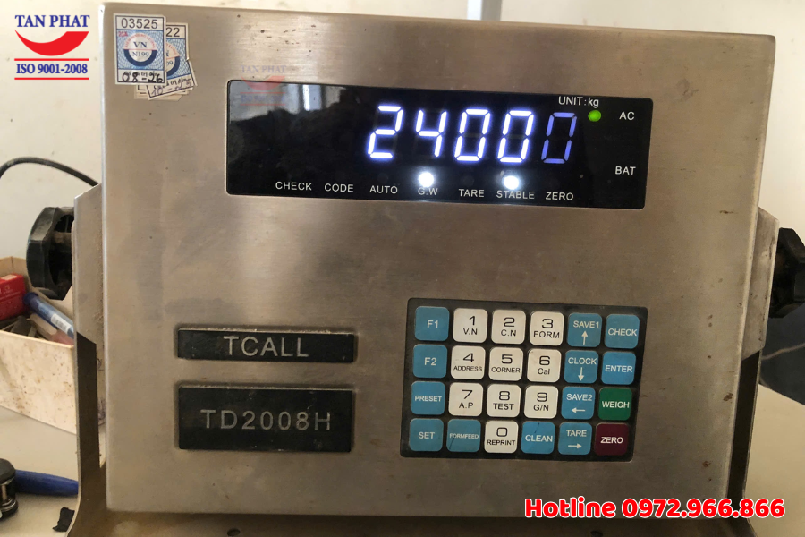 Kiểm định cân ô tô 120 tấn tại Ngọc Lặc, Thanh Hóa