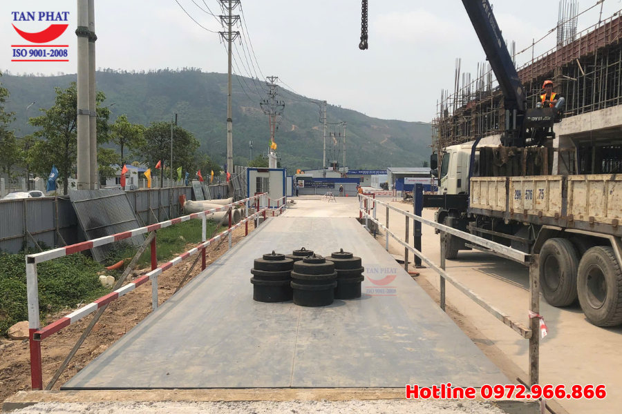 Lắp đặt và kiểm định cân ô tô 80 tấn tại Đông Mai, Quảng Ninh