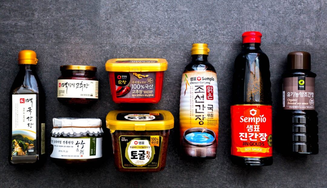 Các loại gia vị truyền thống của ẩm thực Hàn Quốc