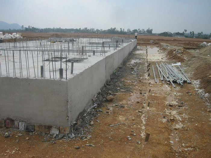 Móng hộp, móng bè làm trên nền đất yếu