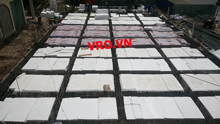 móng trên nền đất yếu, Móng hộp 3D Panel VRO công trình KS Vị Hoàng