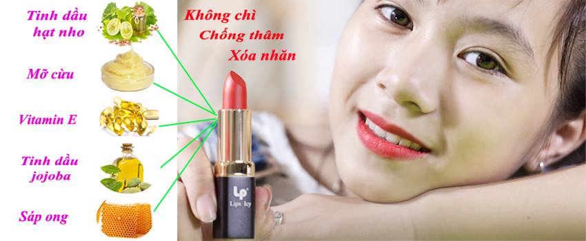 son dưỡng môi không chì lp