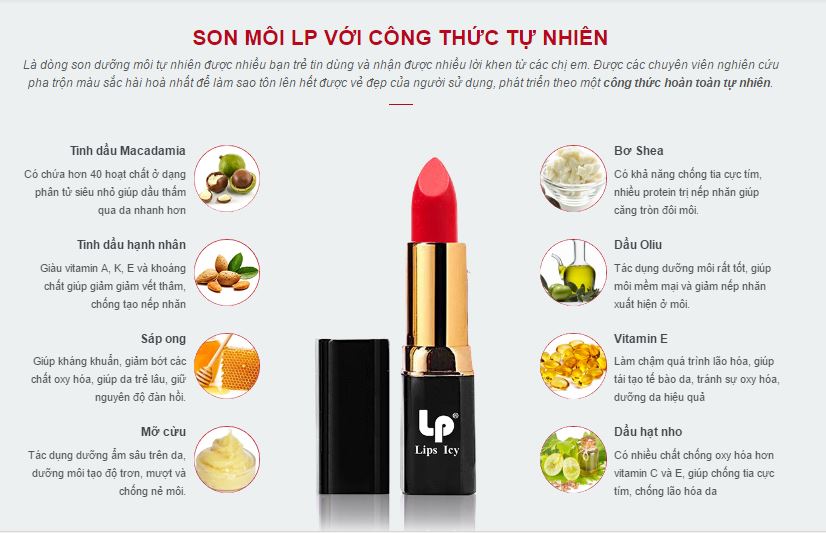 son dưỡng môi không chì an toàn son dưỡng môi không chì an toàn